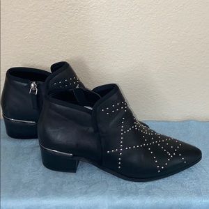 TREASURE & BOND leather studding ankle booties